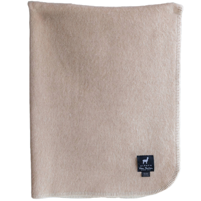 Wiegdeken alpacawol - Lichtbeige - 100x75cm