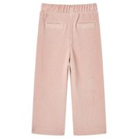 Kinderbroek 92 ribfluweel Lichtroze - thumbnail