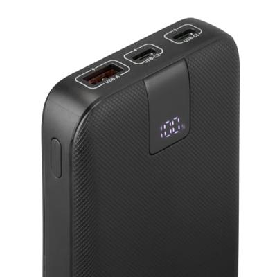 Hama PD 10 Power Pack 10000 mAh 3 Outputs 2x USB-C 1x USB-A Powerbank Grijs Hama PD 10 Power Pack 10000 mAh 3 Outputs 2x USB-C 1x USB-A Powerbank Grijs