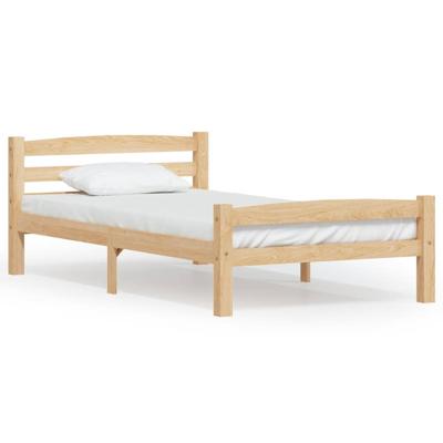 Bedframe massief grenenhout 100x200 cm