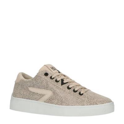 HUB HOOK LW Z-STITCH nubuck sneakers beige/cheetahprint