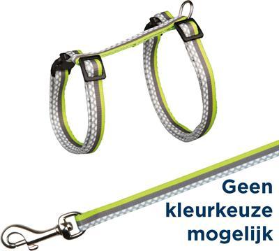 TRIXIE KATTENTUIG MET RIEM FRESHLINE SPOT ASSORTI 27-45X1 CM 120 CM 4 ST