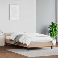 Bedframe met hoofdeinde zonder matras Cappuccino 90x190 cm - thumbnail