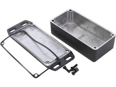 Hammond Electronics 1590WG2FLBK Universele behuizing 100 x 50 x 31 Aluminium spuitgietwerk Zwart 1 stuk(s)
