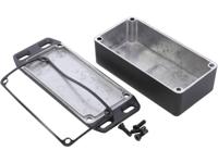 Hammond Electronics 1590WG2FLBK Universele behuizing 100 x 50 x 31 Aluminium spuitgietwerk Zwart 1 stuk(s) - thumbnail