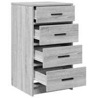 Sideboard Grijs Sonoma 40x41x75 cm Gelaagd Hout - thumbnail