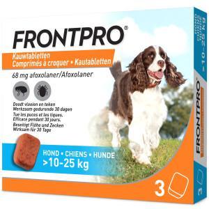 FRONTLINE FRONTPRO KAUWTABLETTEN L 3 TBL FRONTLINE FRONTPRO KAUWTABLETTEN L 3 TBL