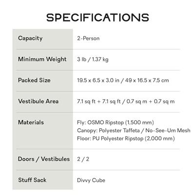 Nemo Mayfly Osmo 2P Trekkerstent Citron/Mango 2P Nemo Mayfly Osmo 2P Trekkerstent Citron/Mango 2P