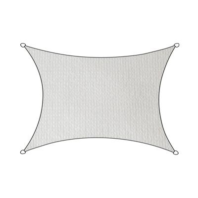 Livin'outdoor schaduwdoek Iseo HDPE rechthoek 3x4m (Kleur doek: wit)