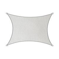 Livin'outdoor schaduwdoek Iseo HDPE rechthoek 3x4m (Kleur doek: wit) - thumbnail