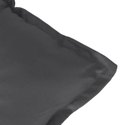 VidaXL Tuinbankkussens 2 st 120x50x7 cm stof gemêleerd antracietkleur VidaXL Tuinbankkussens 2 st 120x50x7 cm stof gemêleerd antracietkleur