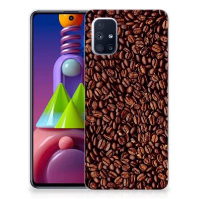 Samsung Galaxy M51 | Siliconen Case | Koffiebonen