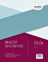 Multo geperforeerde showtas ft A5, 17-gaatsperforatie, 80 micron, gekorreld - thumbnail