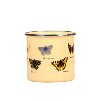 Esschert Design Emaille mok vlinders