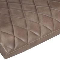 Eetkamerstoelen 2 st echt leer bruin - thumbnail