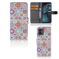 Motorola Moto G14 | Bookcase | Tiles Color - thumbnail