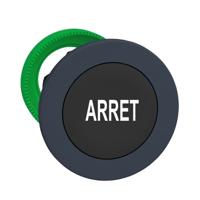 Schneider Electric ZB5FA233 ZB5FA233 Plat, Terugstelbaar (Ø) 30.5 mm Arręt Donkergrijs, Zwart 1 stuk(s) - thumbnail