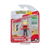 Pokemon Battle Figure Pack - Morpeko, Raboot & Bulbasaur - thumbnail