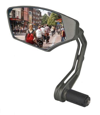 Mirage spiegel barend first class,dimmend glas, grijs, links