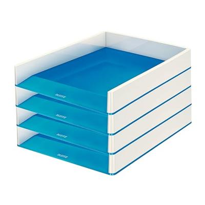 Brievenbak leitz wow wit/blauw | 4 stuks