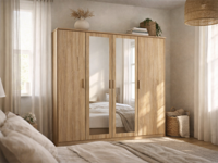 Kast RIGA 4 deuren sonoma - thumbnail