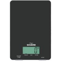 Schäfer Digitale Keukenweegschaal Zwart - thumbnail