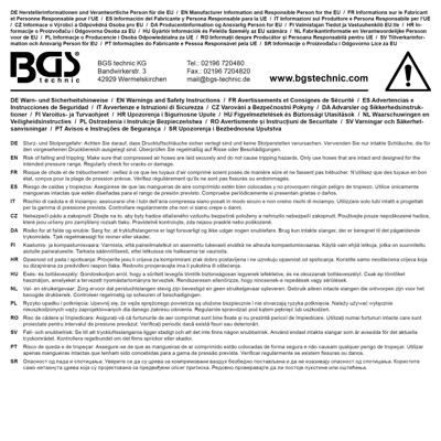 BGS technic Air Hose 10 m