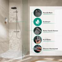 Hansgrohe Pulsify S Puro Showerpipe 260 1jet EcoSmart met thermostaat, chroom - thumbnail