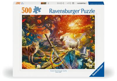 Ravensburger Legpuzzel het bos van excalibur, 500st.