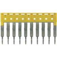 Weidmüller 1608940000-1 Dwarsverbinder Geschikt voor: ZDU 2.5…, ZDK 2.5..., PDU 2.5/4 /3/4AN, PTR 2.5/4…, PDK … Geel 1 stuk(s) - thumbnail