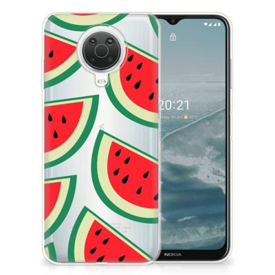Nokia G20 | G10 | Siliconen Case | Watermelons