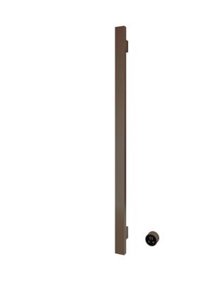 Hotbath &MORE set van 1 rails RASV135 SQUARE135 cm met separate schakelaar en inbouw element Tuscan Bronze (RASV135-1TB)