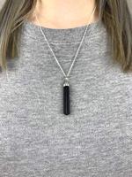 Hanger toermalijn 925 zilver - 2.5-3.5 - Zilver - Mineraal (3 stuks) - M - thumbnail