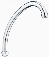 Cornat draaibare hu-uitloop 200mm ld ch - tec316103 - thumbnail