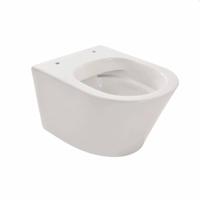Wandcloset Wiesbaden Vesta Junior | 47 cm | Rimless | Excl.Toiletzitting | Keramiek | Wit glans - thumbnail