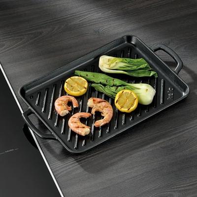 Kela - Grillplaat, Gietijzer, Zwart, 25 x 35 cm - Kela | Calido