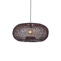 GOOD&MOJO Hanglamp 'Arizona' Bamboe, 70cm, kleur Burgundy - thumbnail