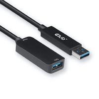 CLUB3D CAC-1411 USB-kabel 5 m 3.2 Gen 2 (3.1 Gen 2) USB A Zwart - thumbnail
