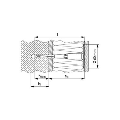 Fischer 546447 Putzdübel FIF-CN II 8/140 Plug 100 stuk(s)