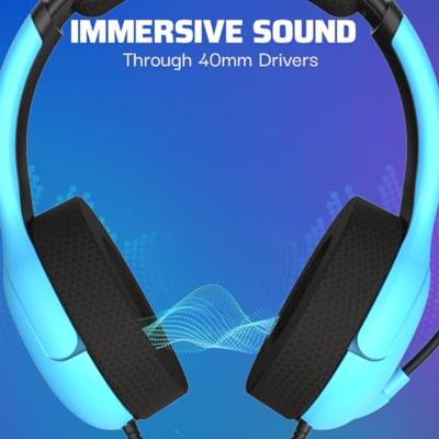 Bedrade headset - Airlite - Neptune Blue - Compatibel met PS4/PS5 - Boommicrofoon - Over-ear hoofdband