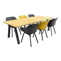 Hartman Sophie element Xerix-Curry Yellow/Ambassador 240x100 cm. tuinset - 7 delig - thumbnail