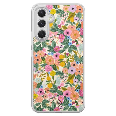 Samsung Galaxy A34 hybride hoesje - Pink gardens