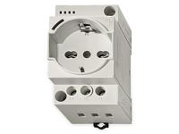 Finder 7U.00.8.230.0010  Schakelkastcontactdoos Grijs (RAL 7035) 1 stuk(s) - thumbnail