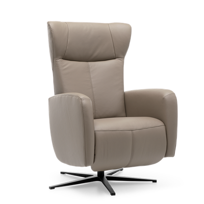 Relaxstoel Sorisso Grijs Leer