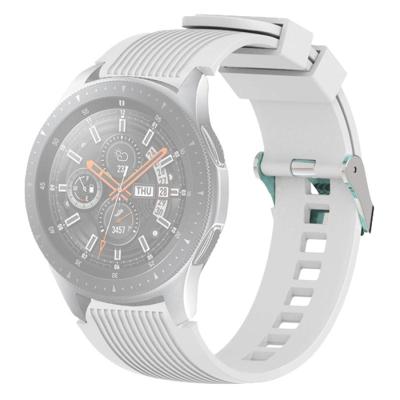 Verticale Nerf polsband horlogeband voor Galaxy Watch 46mm (wit)