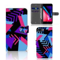 Apple iPhone 7 Plus | 8 Plus | Book Case | Funky Triangle - thumbnail