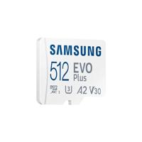 Samsung EVO Plus microSD-kaart Retail 512 GB UHS-I, v30 Video Speed Class, A2 Application Performance Class Incl. SD-adapter - thumbnail