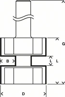 Bosch Accessories 2608628353 Veerfrees Hardmetaal Lengte 58 mm Afmeting, Ø 25 mm Schachtdiameter 8 mm Bosch Accessories 2608628353 Veerfrees Hardmetaal Lengte 58 mm Afmeting, Ø 25 mm Schachtdiameter 8 mm