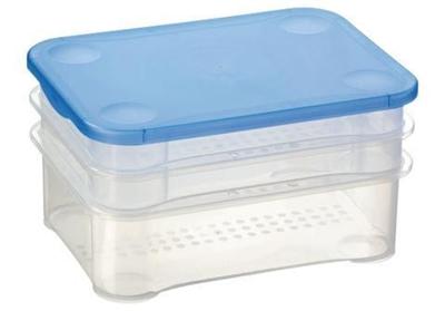 Sunware vleeswarenbakjes 3dlg 2+1