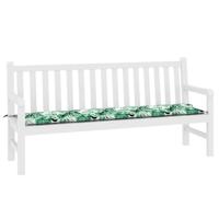 Tuinbank Kussen Floral Groen 180 x 50 x 4 cm Oxford stof - thumbnail